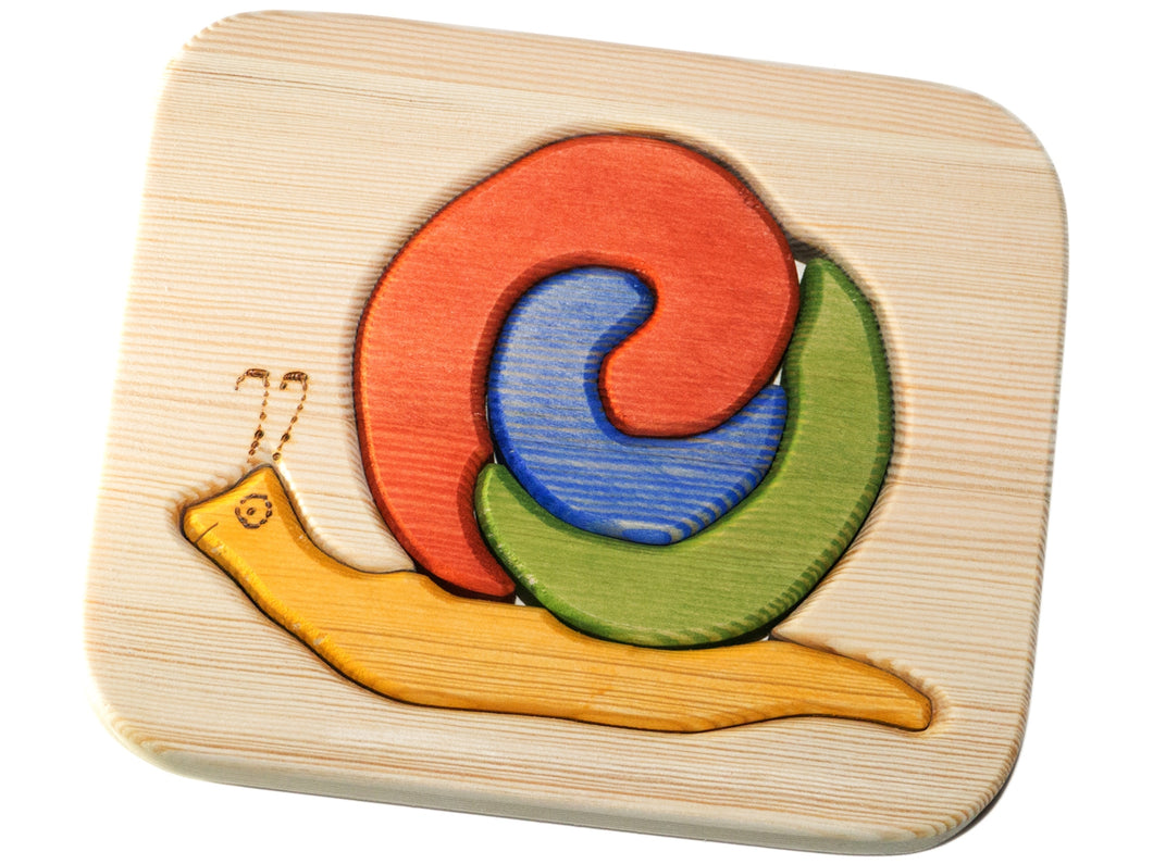 Holzpuzzle Schnecke