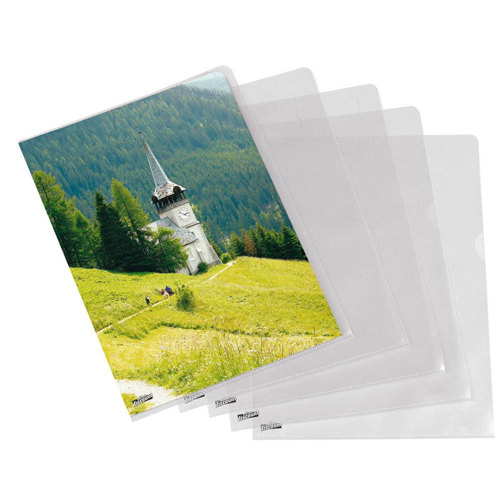 100 office discount Sichthüllen transparent genarbt