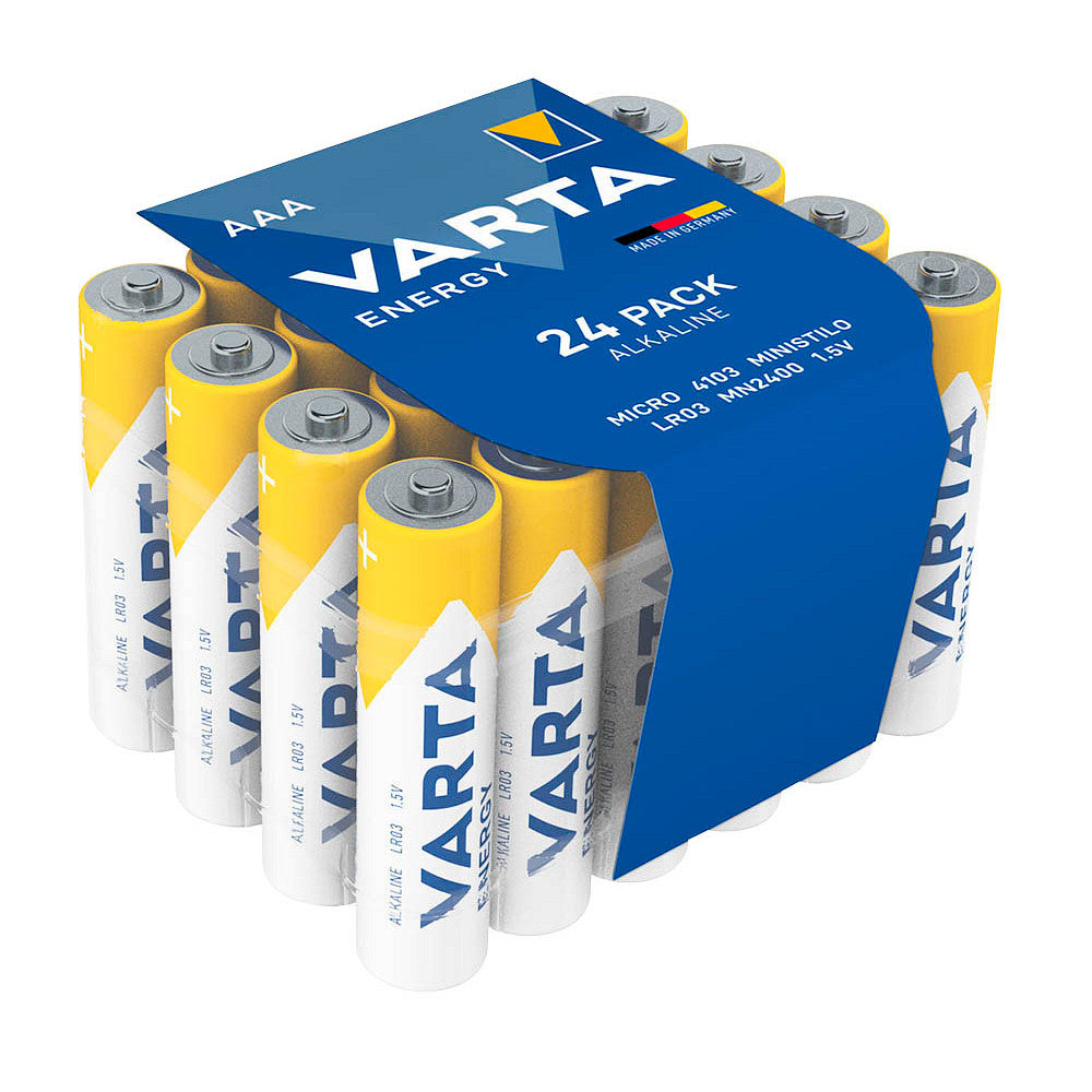 24 VARTA Batterien ENERGY Micro AAA 1,5 V