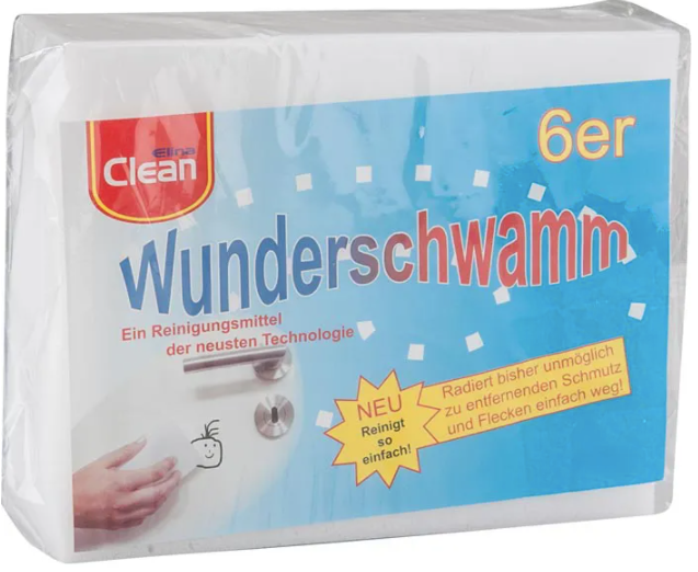 6x Schmutzradierer Wunderschwamm